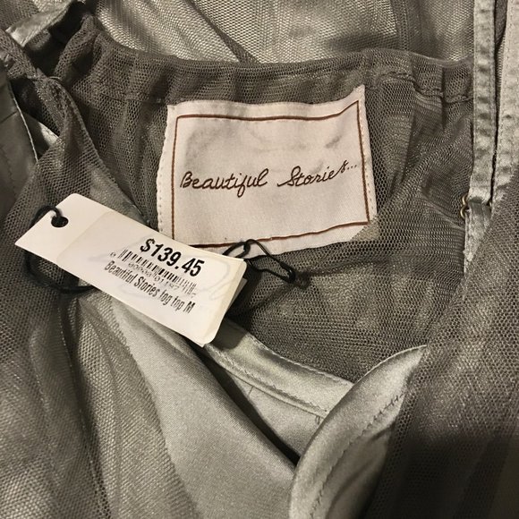 Beautiful Stories Anthro Dress w/ Slip - Med - NWT - Picture 8 of 8